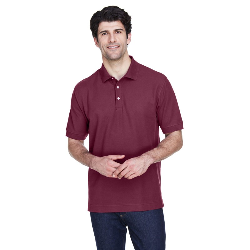 Buy Devon & Jones D100 Men's Pima Pique Short-Sleeve Polo | ApparelChoice.ca