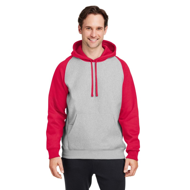 Buy Team 365 TT96CB Unisex Zone HydroSport Heavyweight Colorblock Hooded Sweatshirt | ApparelChoice.ca