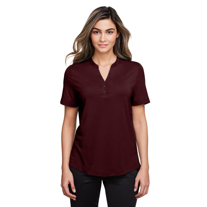 Buy North End NE100W Ladies Jaq Snap-Up Stretch Performance Polo | ApparelChoice.ca