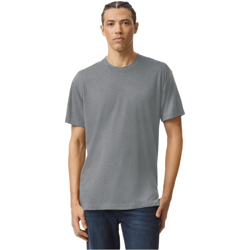 Buy American Apparel TR401 Unisex Triblend Short-Sleeve Track T-Shirt | ApparelChoice.ca