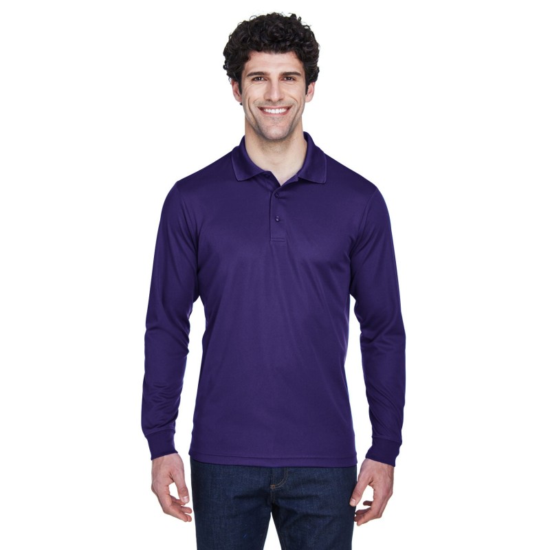Buy Core365 88192 Men's Pinnacle Performance Long-Sleeve Pique Polo | ApparelChoice.ca