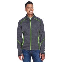 Buy North End 88697 Men's Flux Melange Bonded Fleece Jacket | ApparelChoice.ca