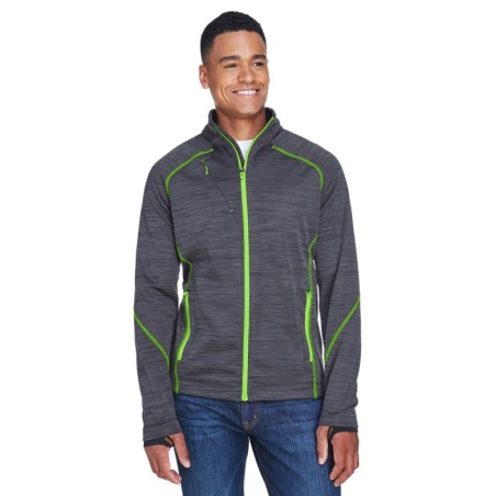 Buy North End 88697 Men's Flux Melange Bonded Fleece Jacket | ApparelChoice.ca