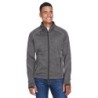 Buy North End 88697 Men's Flux Melange Bonded Fleece Jacket | ApparelChoice.ca