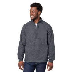 Buy North End NE713 Men's Aura Sweater Fleece Quarter-Zip | ApparelChoice.ca