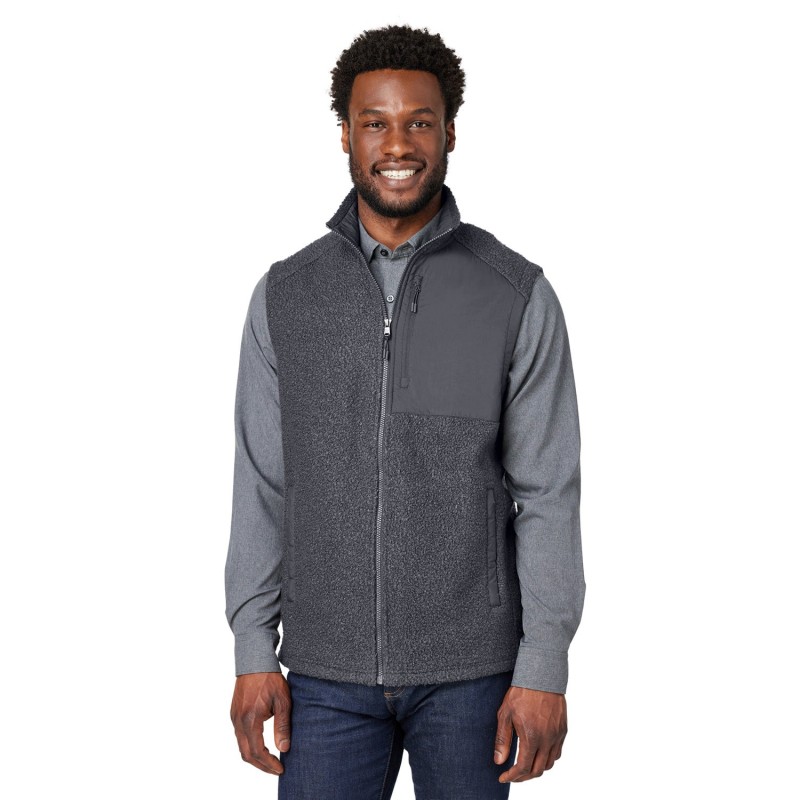 Buy North End NE714 Men's Aura Sweater Fleece Vest | ApparelChoice.ca