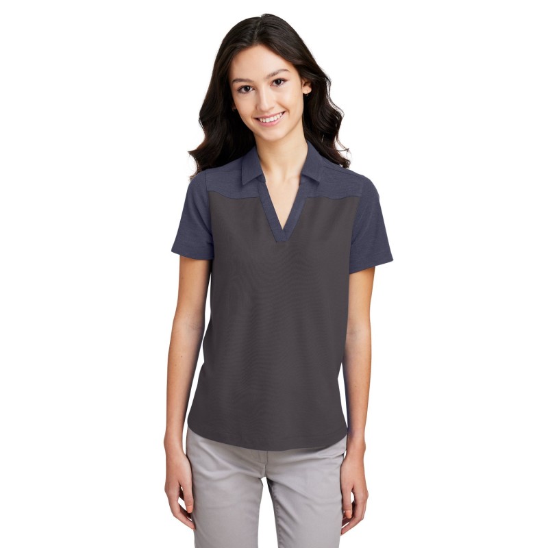 Buy Core365 CE112CW Ladies Fusion ChromaSoft Colorblock Polo | ApparelChoice.ca