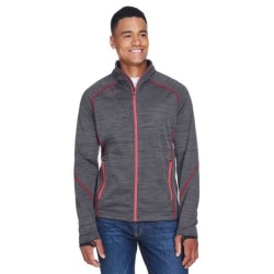 Buy North End 88697 Men's Flux Melange Bonded Fleece Jacket | ApparelChoice.ca