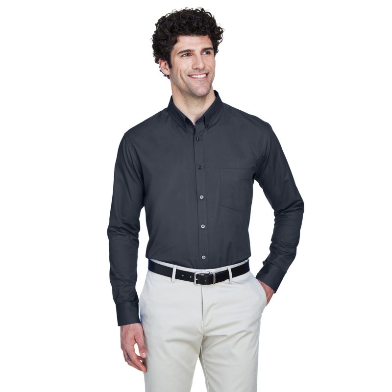 Buy Core365 88193 Men's Operate Long-Sleeve Twill Shirt | ApparelChoice.ca