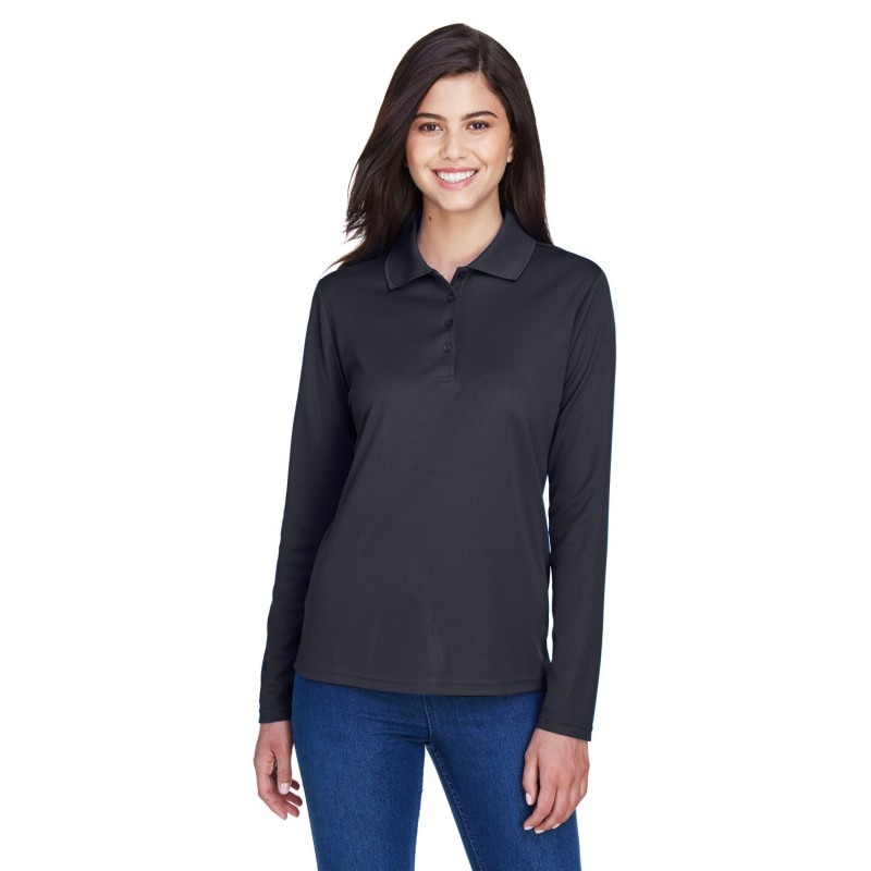 Buy Core365 78192 Ladies Pinnacle Performance Long-Sleeve Pique Polo | ApparelChoice.ca
