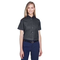 Buy Core365 78194 Ladies Optimum Short-Sleeve Twill Shirt | ApparelChoice.ca