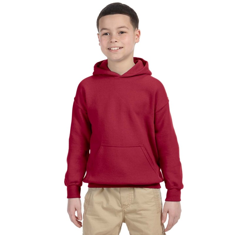 Buy Gildan G185B Youth Heavy Blend Hooded Sweatshirt | ApparelChoice.ca