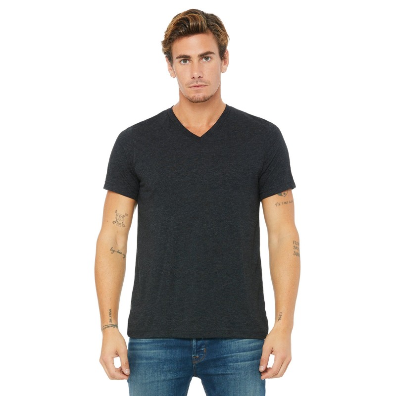 Buy Bella + Canvas 3415C Unisex Triblend V-Neck T-Shirt | ApparelChoice.ca