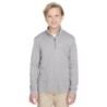 Buy Team 365 TT31HY Youth Zone Sonic Heather Performance Quarter-Zip | ApparelChoice.ca