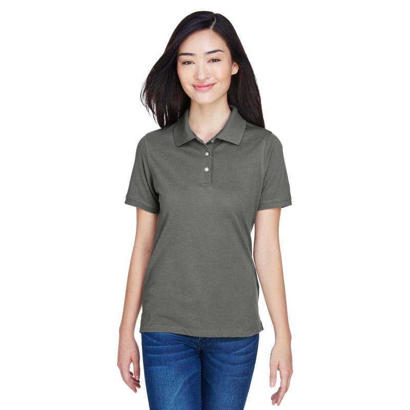 Buy Harriton M265W Ladies Easy Blend Polo | ApparelChoice.ca