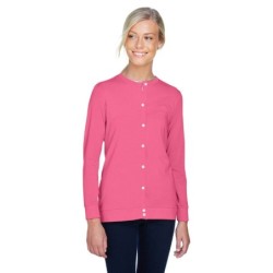 Buy Devon & Jones DP181W Ladies Perfect Fit Ribbon Cardigan | ApparelChoice.ca