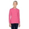 Buy Devon & Jones DP181W Ladies Perfect Fit Ribbon Cardigan | ApparelChoice.ca