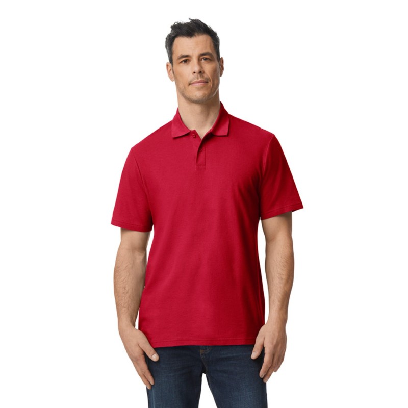 Buy Gildan G648 Men's Softstyle Double Pique Polo | ApparelChoice.ca