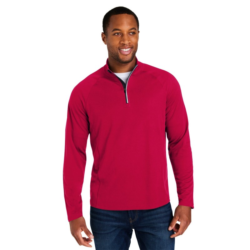 Buy Core365 CE418 Men's Origin Performance Pique Quarter-Zip | ApparelChoice.ca
