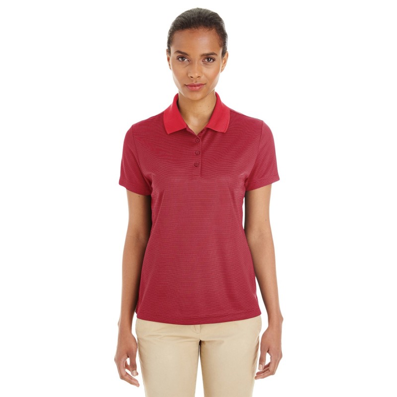 Buy Core365 CE102W Ladies Express Microstripe Performance Pique Polo | ApparelChoice.ca