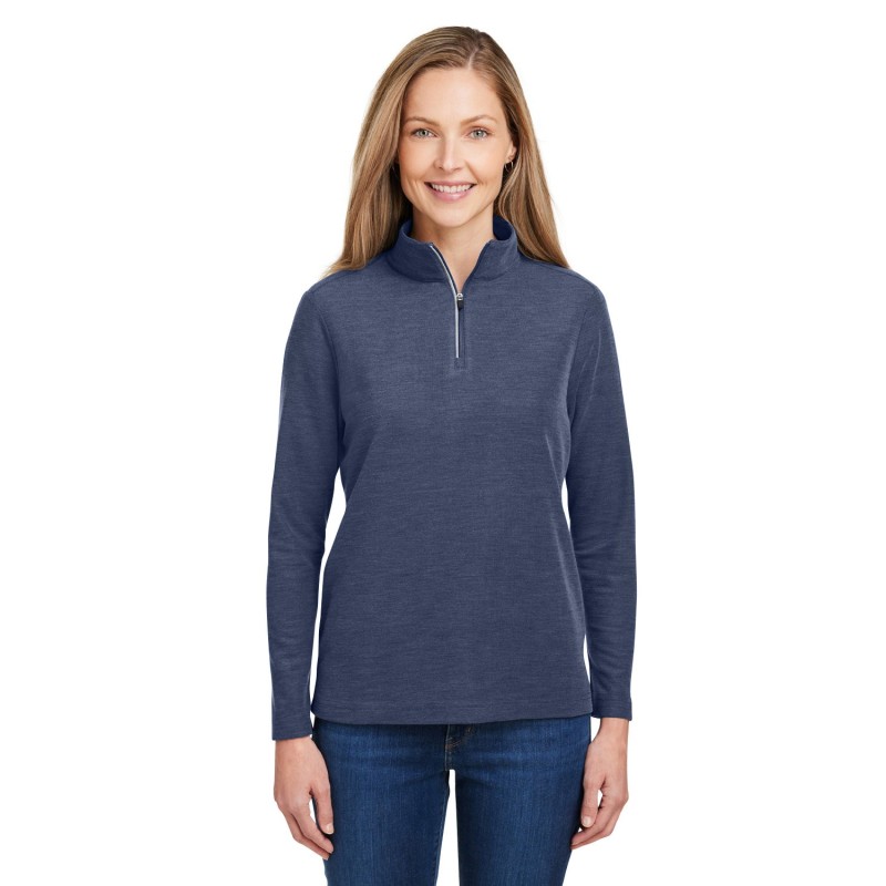 Buy Core365 CE405W Ladies Fusion ChromaSoft Pique Quarter-Zip | ApparelChoice.ca