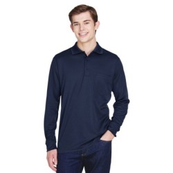Buy Core365 88192P Adult Pinnacle Performance Long-Sleeve Pique Polo with Pocket | ApparelChoice.ca
