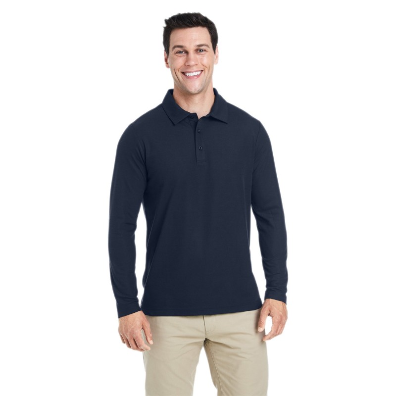 Buy Core365 CE112L Men's Fusion ChromaSoft Long-Sleeve Pique Polo | ApparelChoice.ca