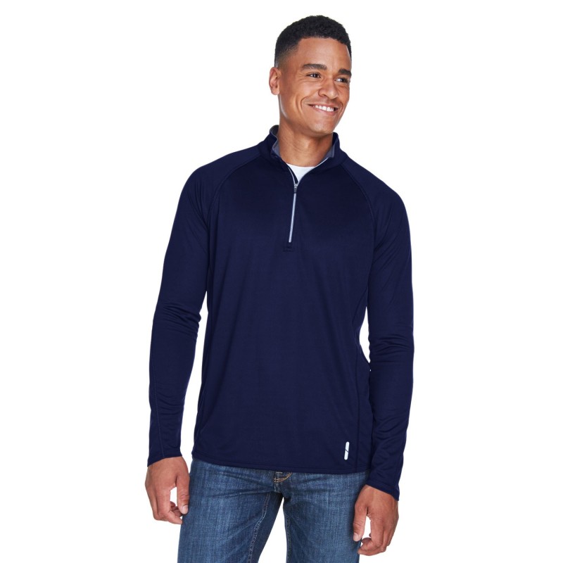 Buy North End 88187 Men's Radar Quarter-Zip Performance Long-Sleeve Top | ApparelChoice.ca