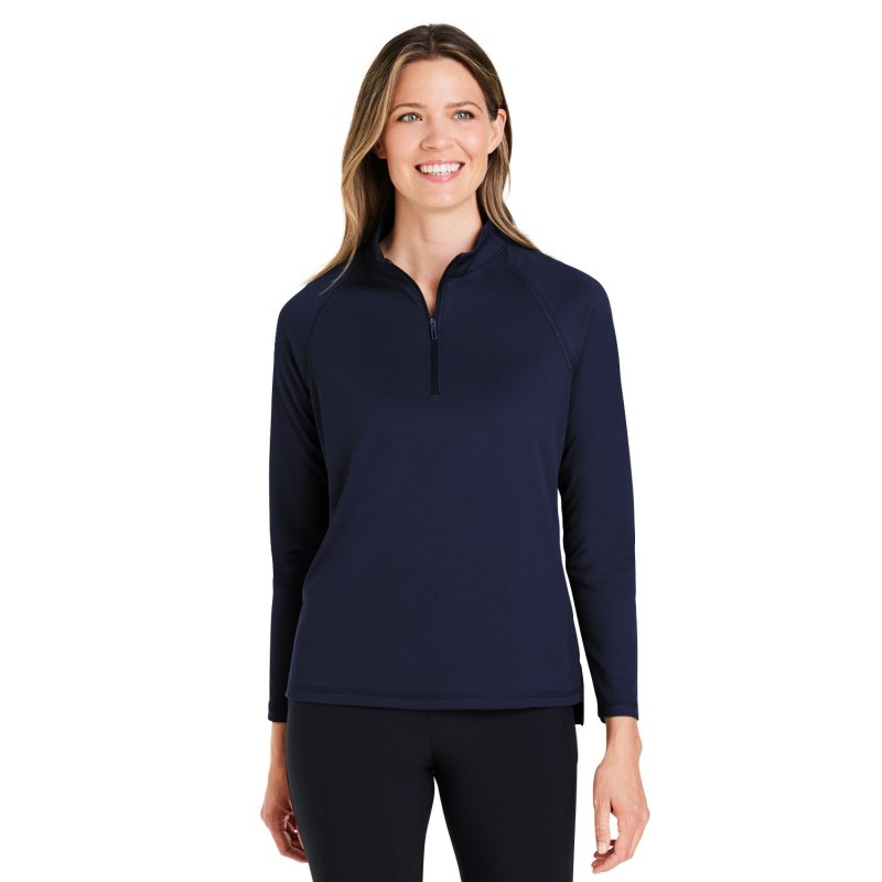 Buy North End NE410W Ladies Revive coolcore Quarter-Zip | ApparelChoice.ca