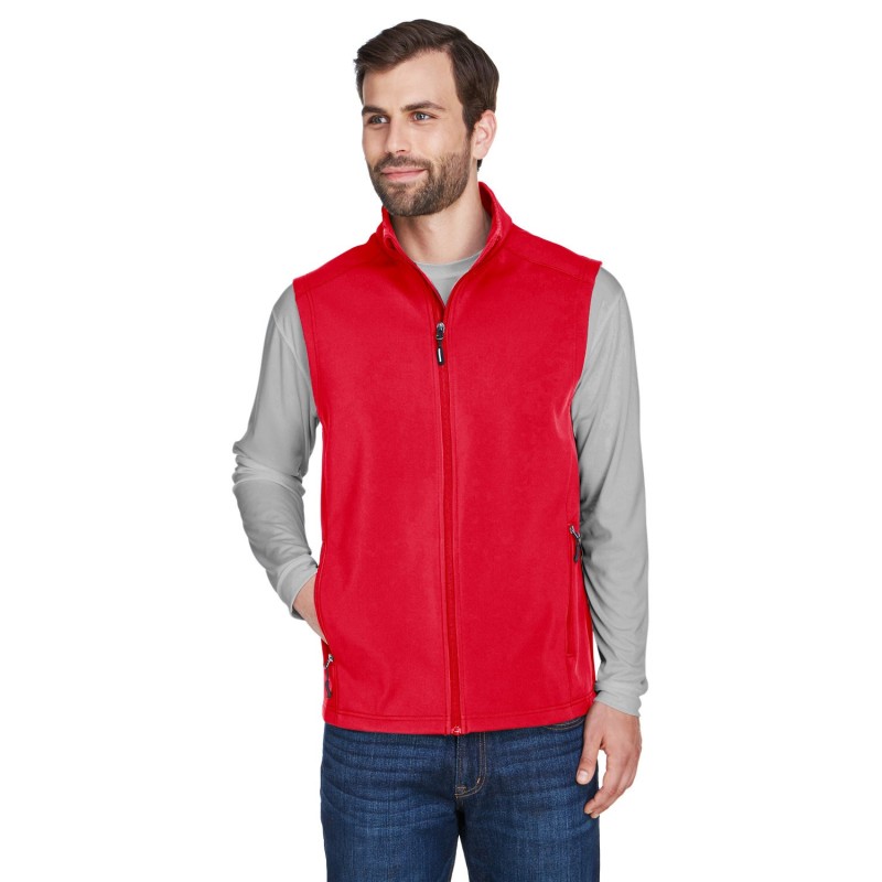 Buy Core365 CE701 Men's Cruise Two-Layer Fleece Bonded Soft Shell Vest | ApparelChoice.ca