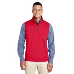 Buy Core365 CE709 Men's Techno Lite Three-Layer Knit Tech-Shell Quarter-Zip Vest | ApparelChoice.ca