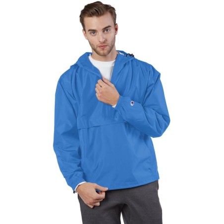 Buy Champion CO200 Adult Packable Anorak 1/4 Zip Jacket | ApparelChoice.ca