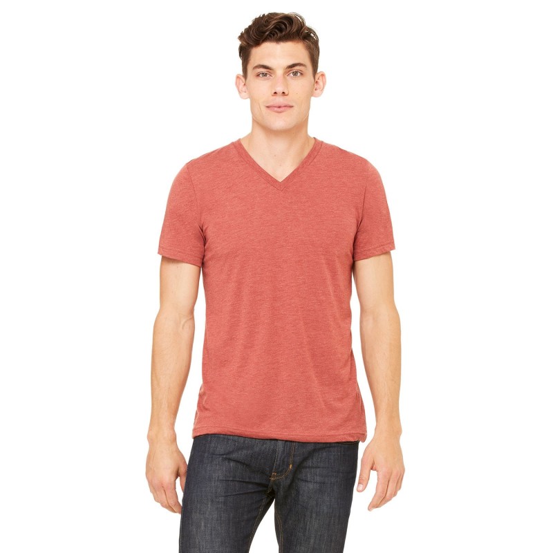 Buy Bella + Canvas 3415C Unisex Triblend V-Neck T-Shirt | ApparelChoice.ca