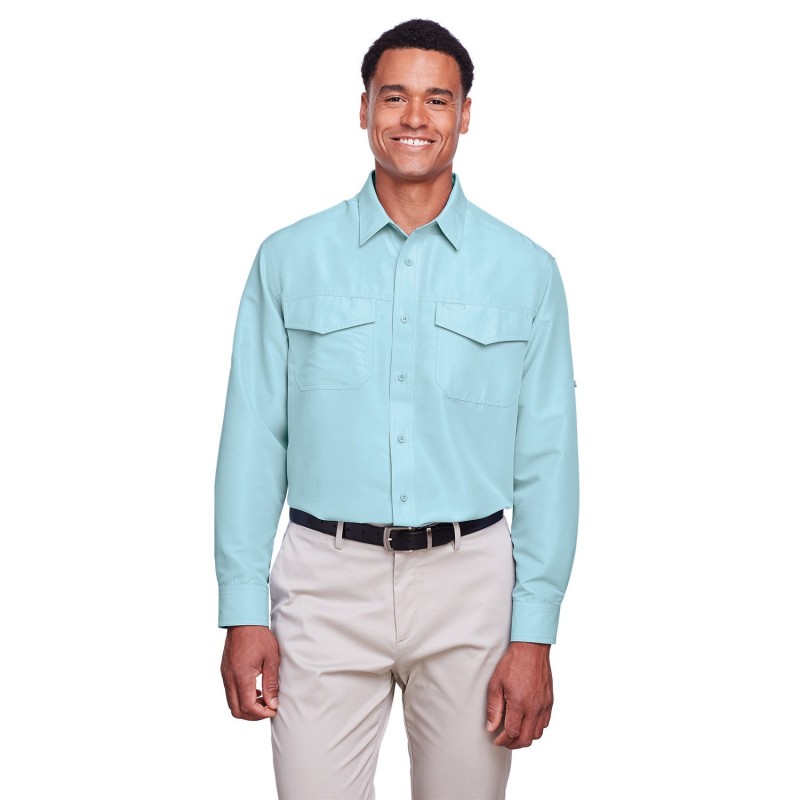 Buy Harriton M580L Men's Key West Long-Sleeve Performance Staff Shirt | ApparelChoice.ca