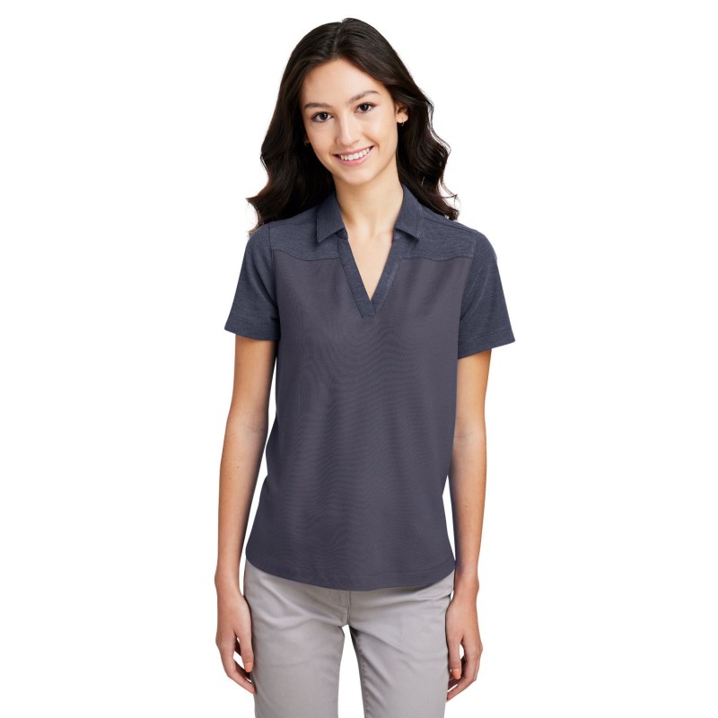 Buy Core365 CE112CW Ladies Fusion ChromaSoft Colorblock Polo | ApparelChoice.ca