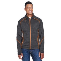 Buy North End 88697 Men's Flux Melange Bonded Fleece Jacket | ApparelChoice.ca