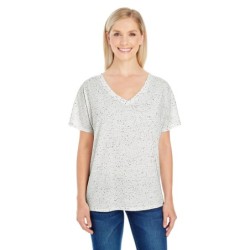 Buy Threadfast 203FV Ladies Triblend Fleck Short-Sleeve V-Neck T-Shirt | ApparelChoice.ca