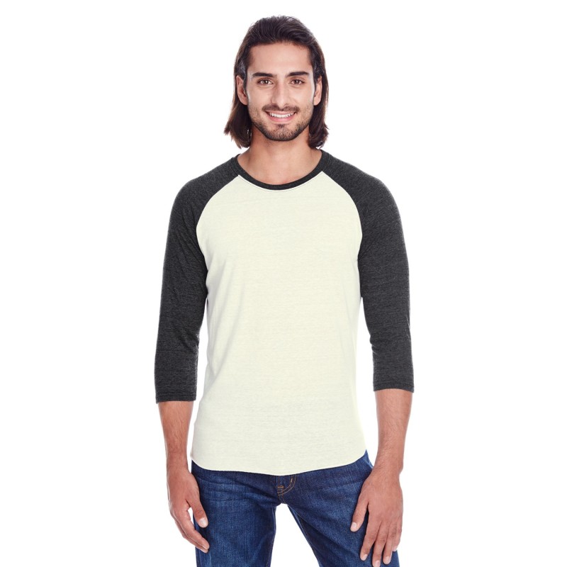 Buy Threadfast 302G Unisex Triblend 3/4-Sleeve Raglan | ApparelChoice.ca