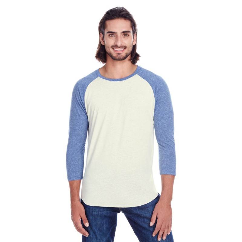 Buy Threadfast 302G Unisex Triblend 3/4-Sleeve Raglan | ApparelChoice.ca