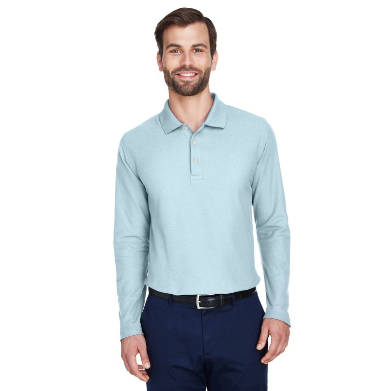 Buy Devon & Jones DG170 Men's DRYTEC20 Performance Long-Sleeve Polo | ApparelChoice.ca