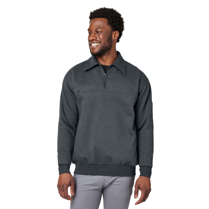 Buy Harriton M712 Men's ClimaBloc Heavyweight Tactical Quarter-Zip | ApparelChoice.ca