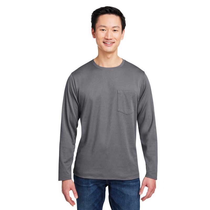 Buy Harriton M118L Unisex Charge Snag and Soil Protect Long-Sleeve T-Shirt | ApparelChoice.ca