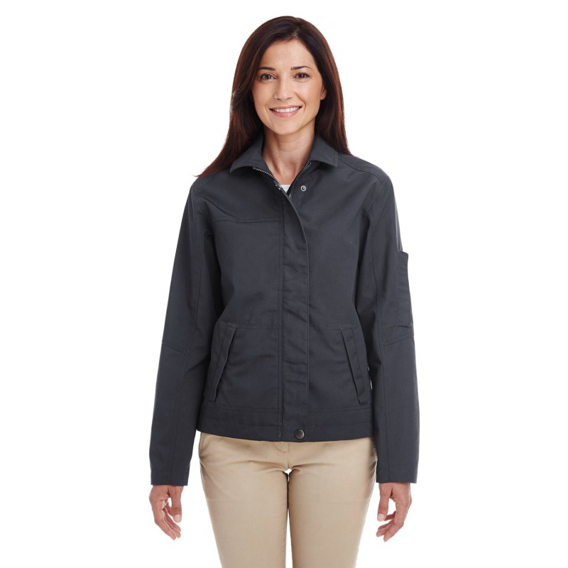 Buy Harriton M705W Ladies Auxiliary Canvas Work Jacket | ApparelChoice.ca
