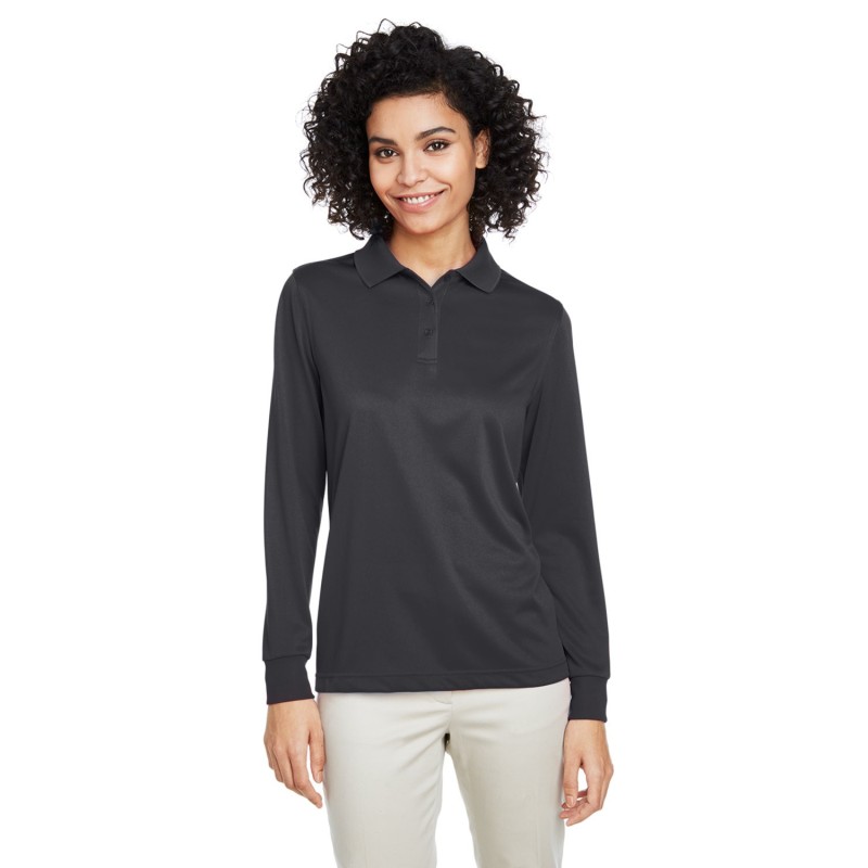 Buy Harriton M348LW Ladies Advantage Snag Protection Plus IL Long Sleeve Polo | ApparelChoice.ca