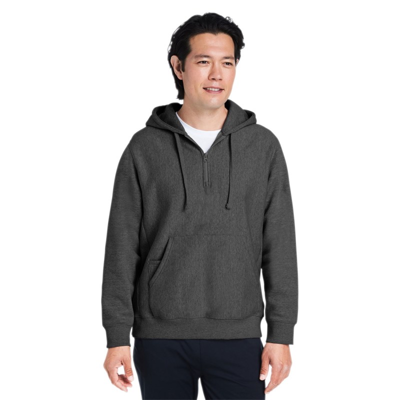 Buy Team 365 TT97 Unisex Zone HydroSport Heavyweight Quarter-Zip Hooded Sweatshirt | ApparelChoice.ca