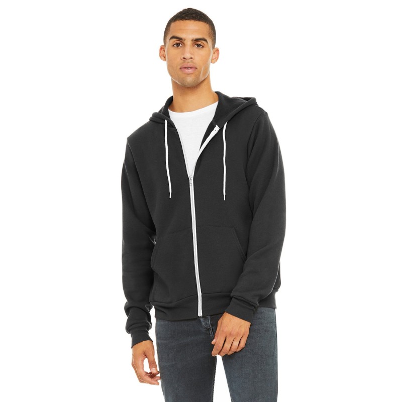 Buy Bella + Canvas 3739 Unisex Sponge Fleece Full-Zip Hooded Sweatshirt | ApparelChoice.ca