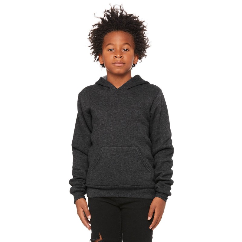 Buy Bella + Canvas 3719Y Youth Sponge Fleece Pullover Hooded Sweatshirt | ApparelChoice.ca
