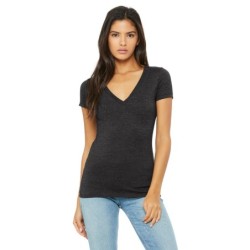 Buy Bella + Canvas B6035 Ladies Jersey Short-Sleeve Deep V-Neck T-Shirt | ApparelChoice.ca
