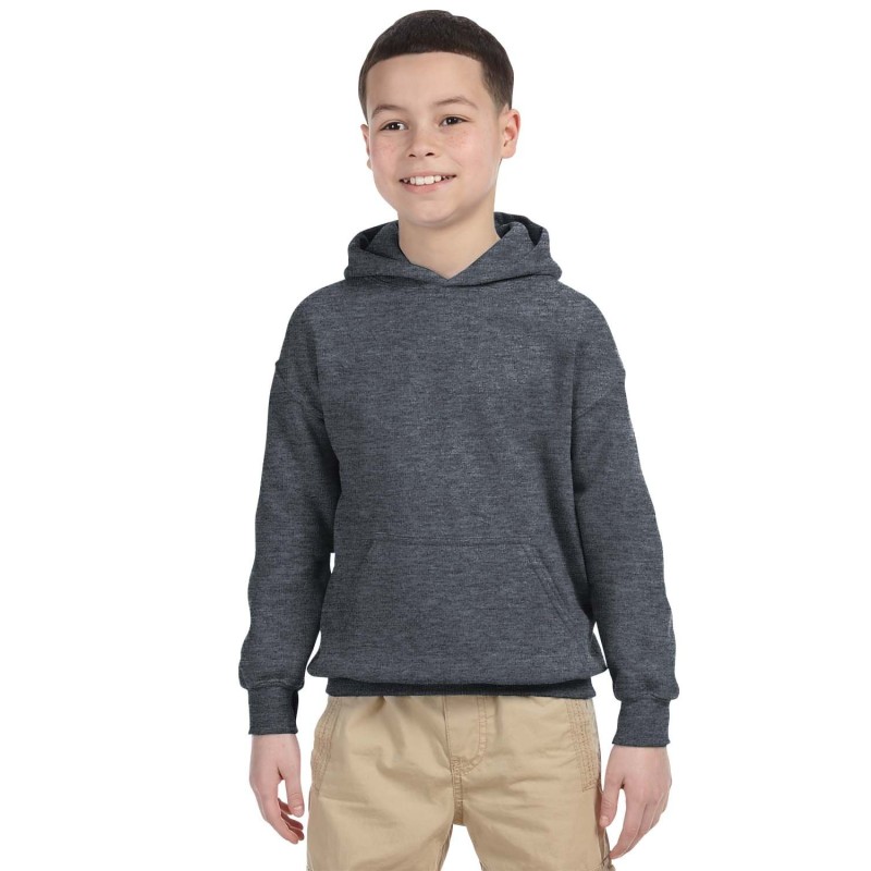 Buy Gildan G185B Youth Heavy Blend Hooded Sweatshirt | ApparelChoice.ca