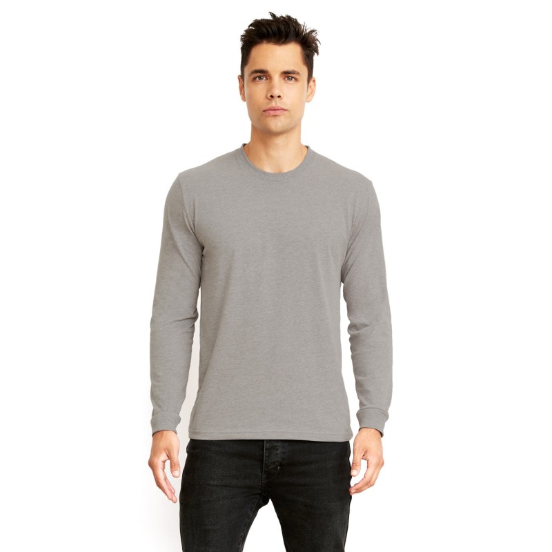 Buy Next Level Apparel 6411 Unisex Sueded Long-Sleeve Crew | ApparelChoice.ca